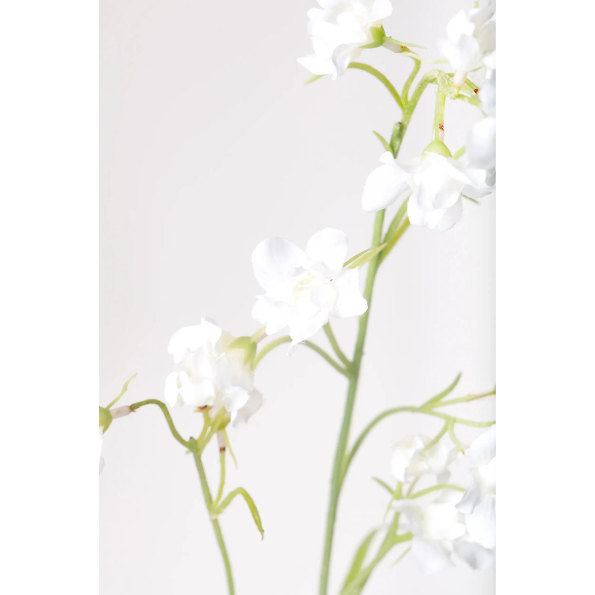 Flor artificial Mini de 77 cm, color blanco