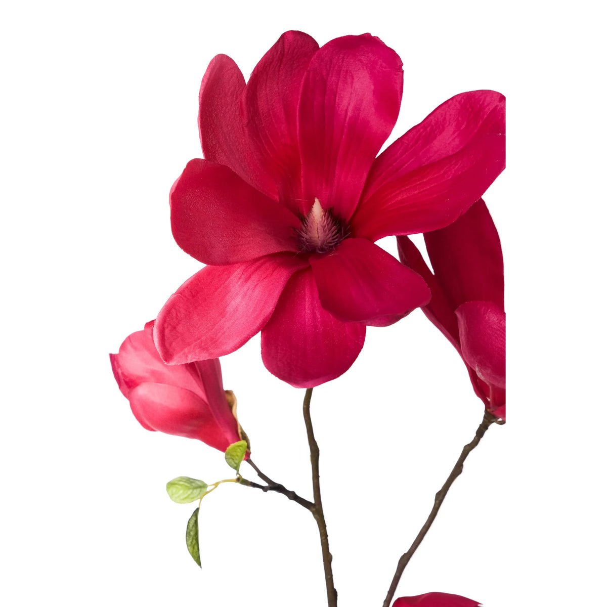 Magnolia artificial Grande de 145 cm, color ciclamen