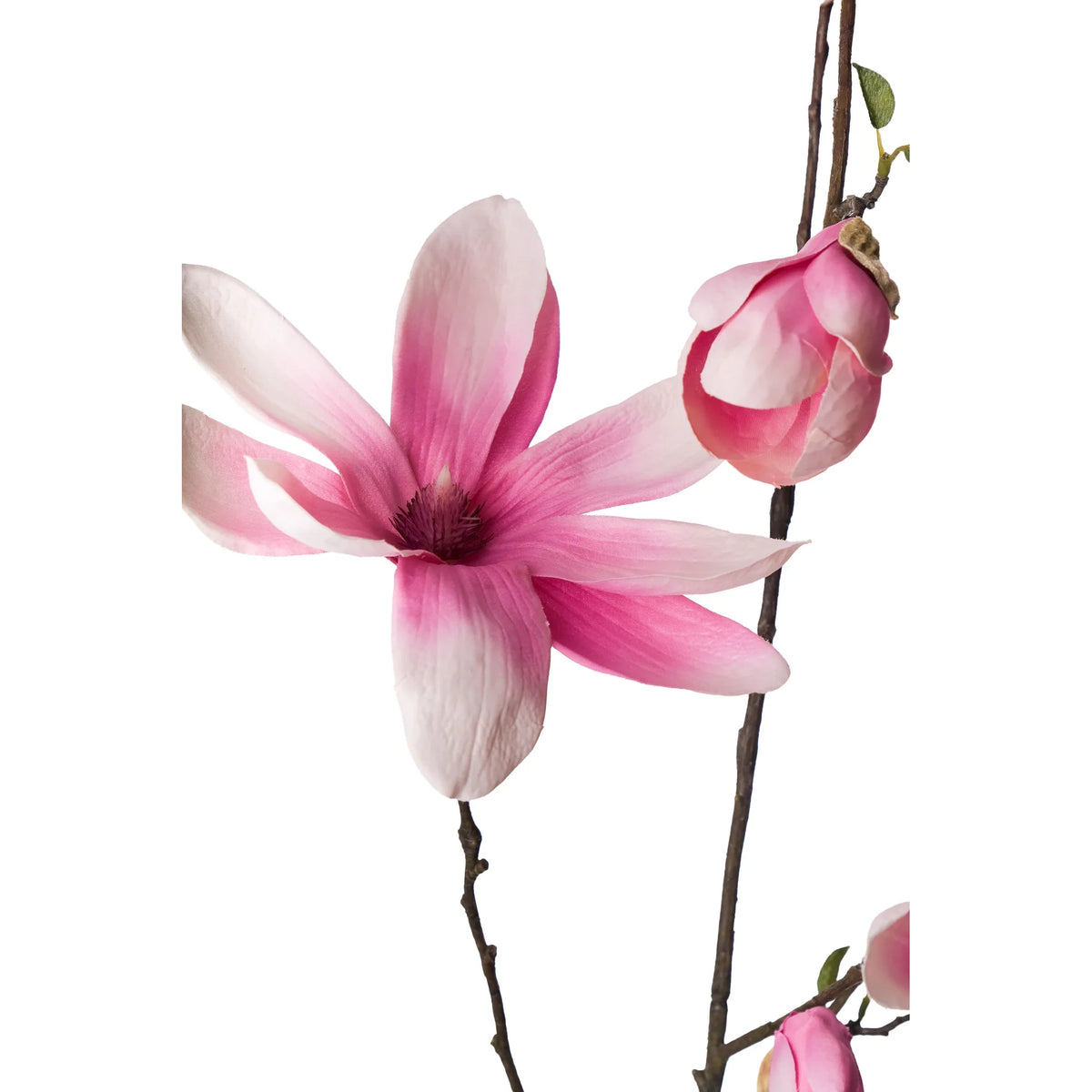Magnolia artificial Grande de 145 cm, color rosa