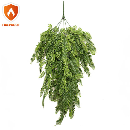 Colgante Helecho 80 cm FIREPROOF - Dekogreen®