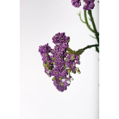 Achillea artificial de 53 cm, color lavanda