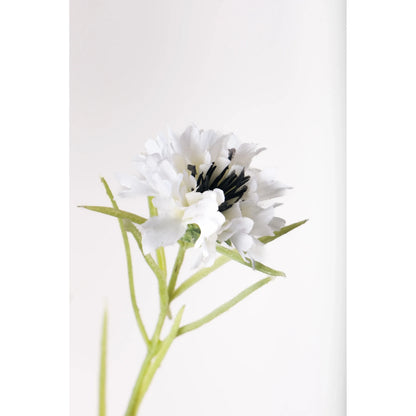 Aciano artificial de 65 cm, color blanco