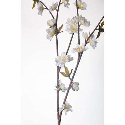 Almendro artificial de 100 cm, color blanco