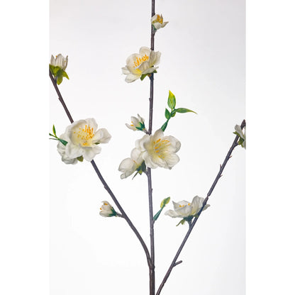Almendro artificial de 62 cm, color blanco