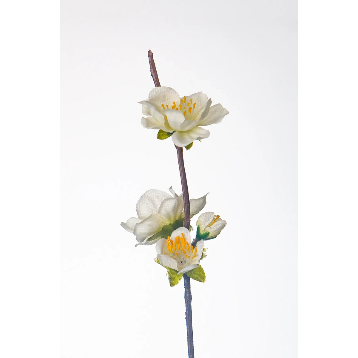 Almendro artificial de 62 cm, color blanco