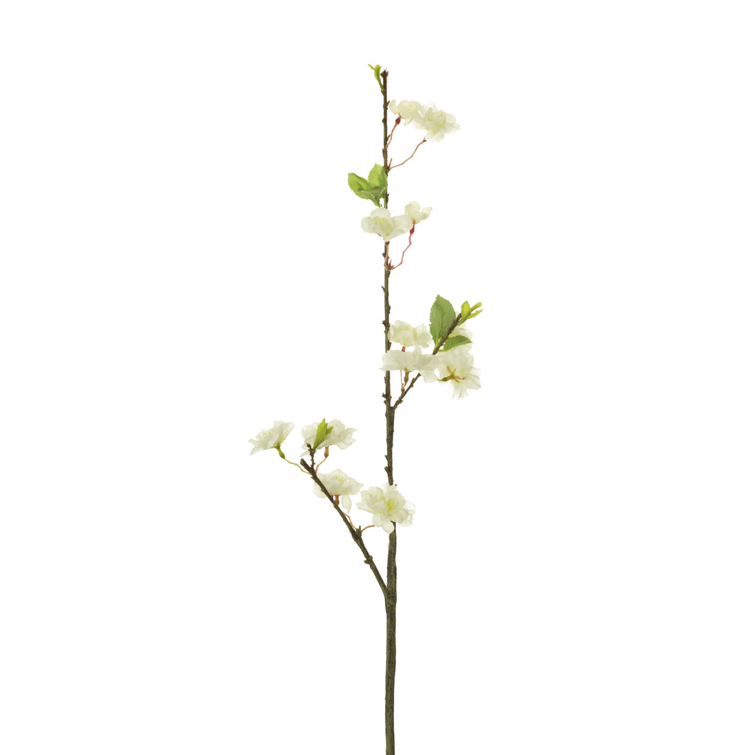 Almendro Prunus artificial de 100 cm, color blanco