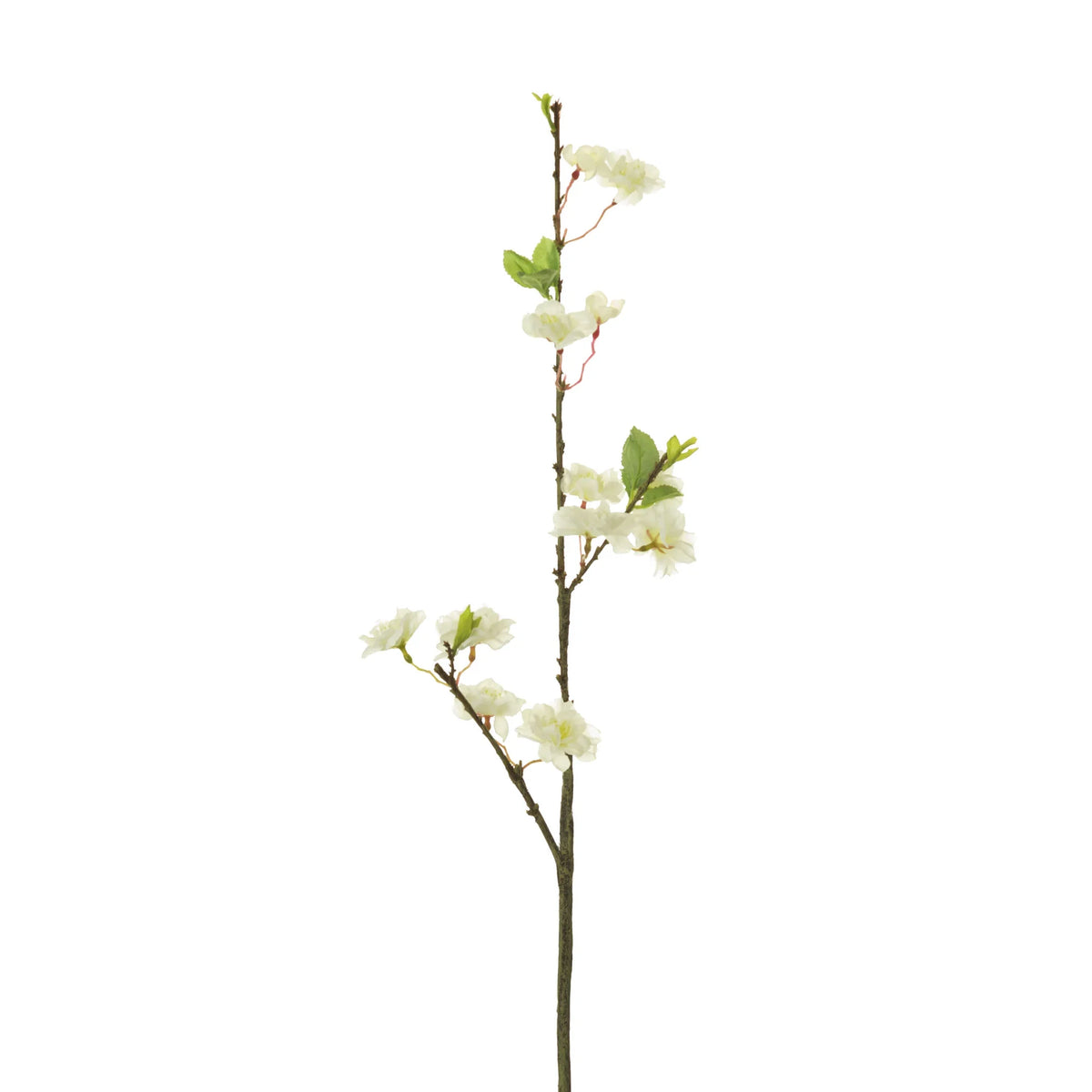 Almendro Prunus artificial de 100 cm, color blanco