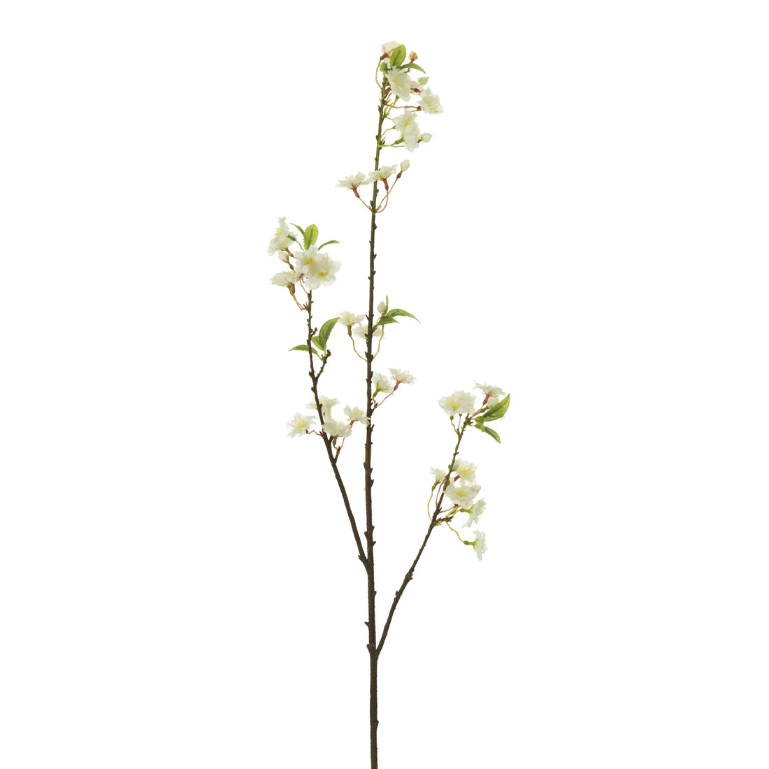 Almendro Prunus artificial de 115 cm, color blanco
