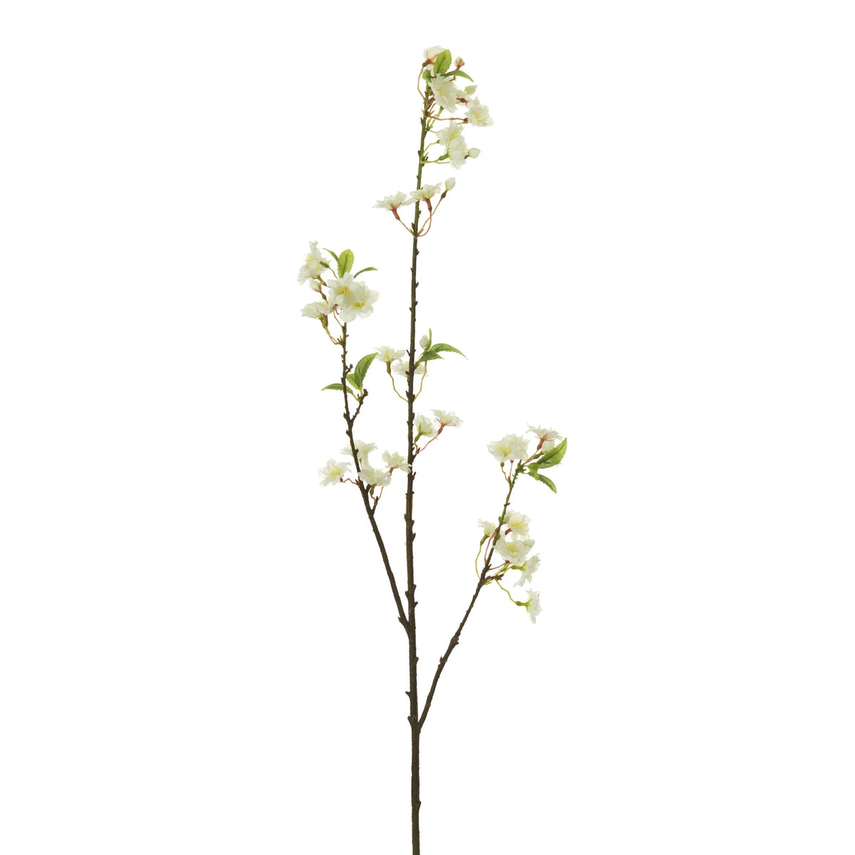Almendro Prunus artificial de 115 cm, color blanco