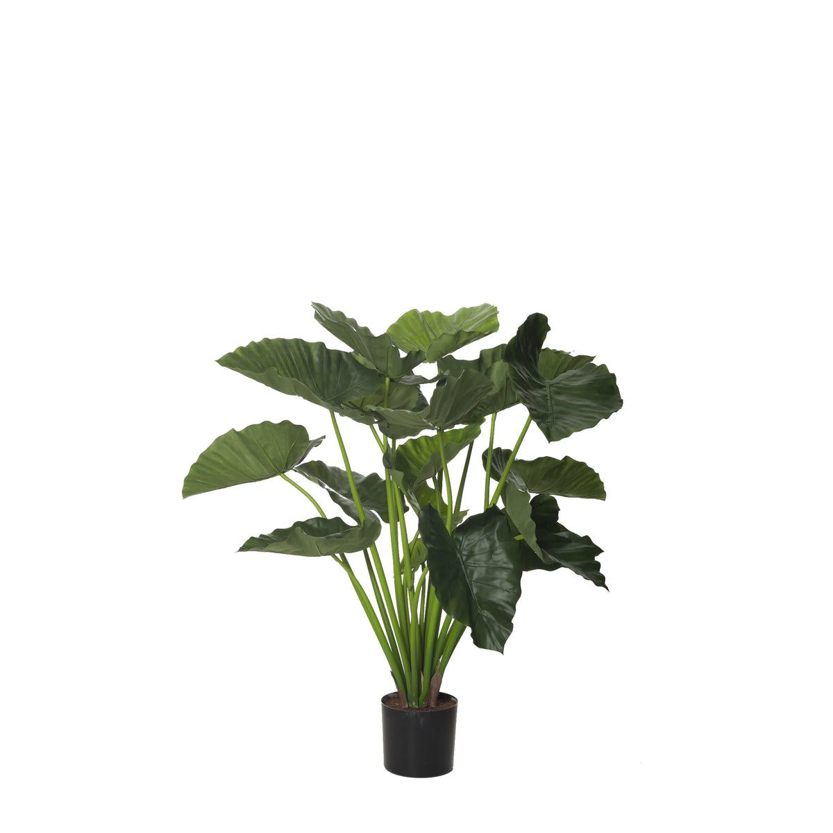 Alocasia artificial de 108 cm, color verde