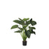 Alocasia artificial de 108 cm, color verde