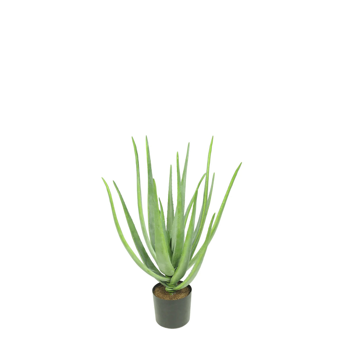 Aloe artificial de 60 cm, color verde