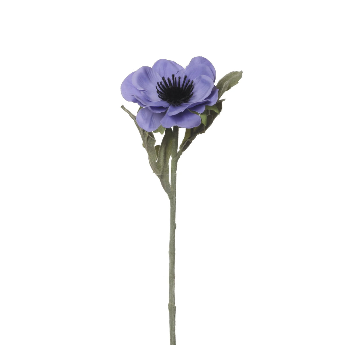 Anémona artificial de 28 cm, color lavanda