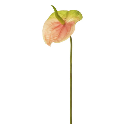 Anturio artificial de 79 cm, color rosa