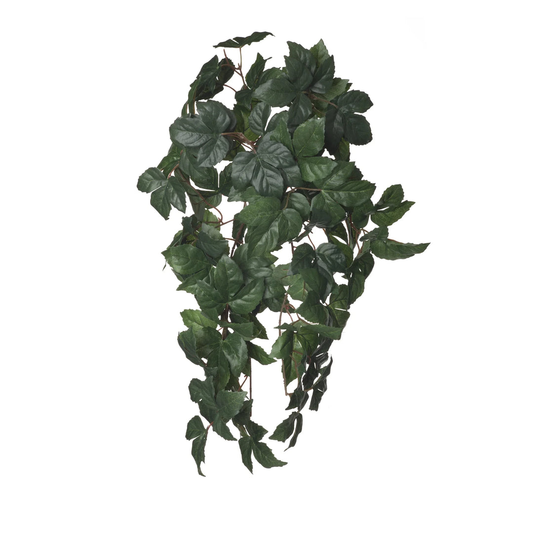 Aralia artificial Colgante de 60 cm, color verde