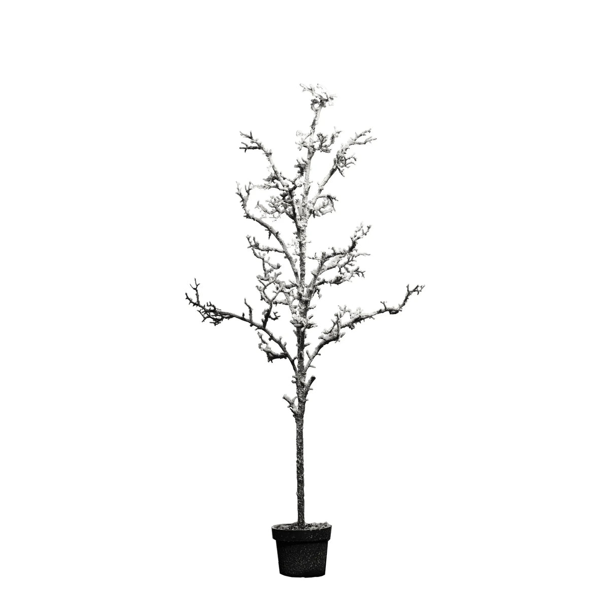 Árbol artificial Nevado Seco de 130 cm, color blanco