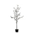 Árbol artificial Nevado Seco de 130 cm, color blanco