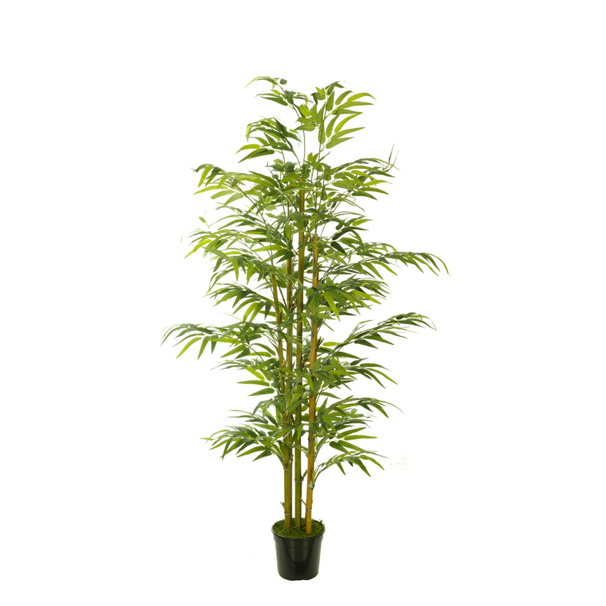 Bambú artificial de 180 cm, color verde