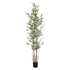 Bambú artificial de 210 cm, color verde