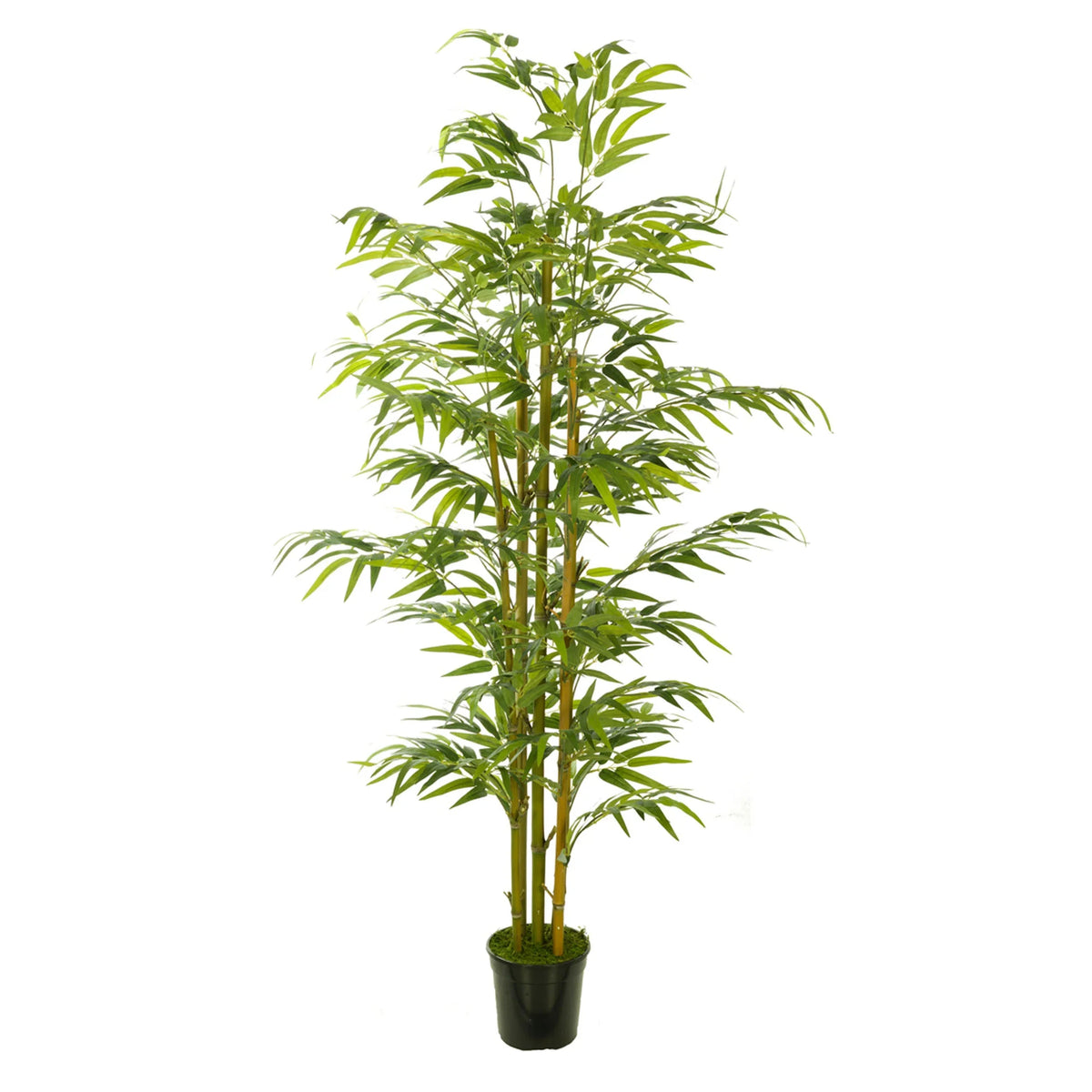 Bambú artificial de 210 cm, color verde