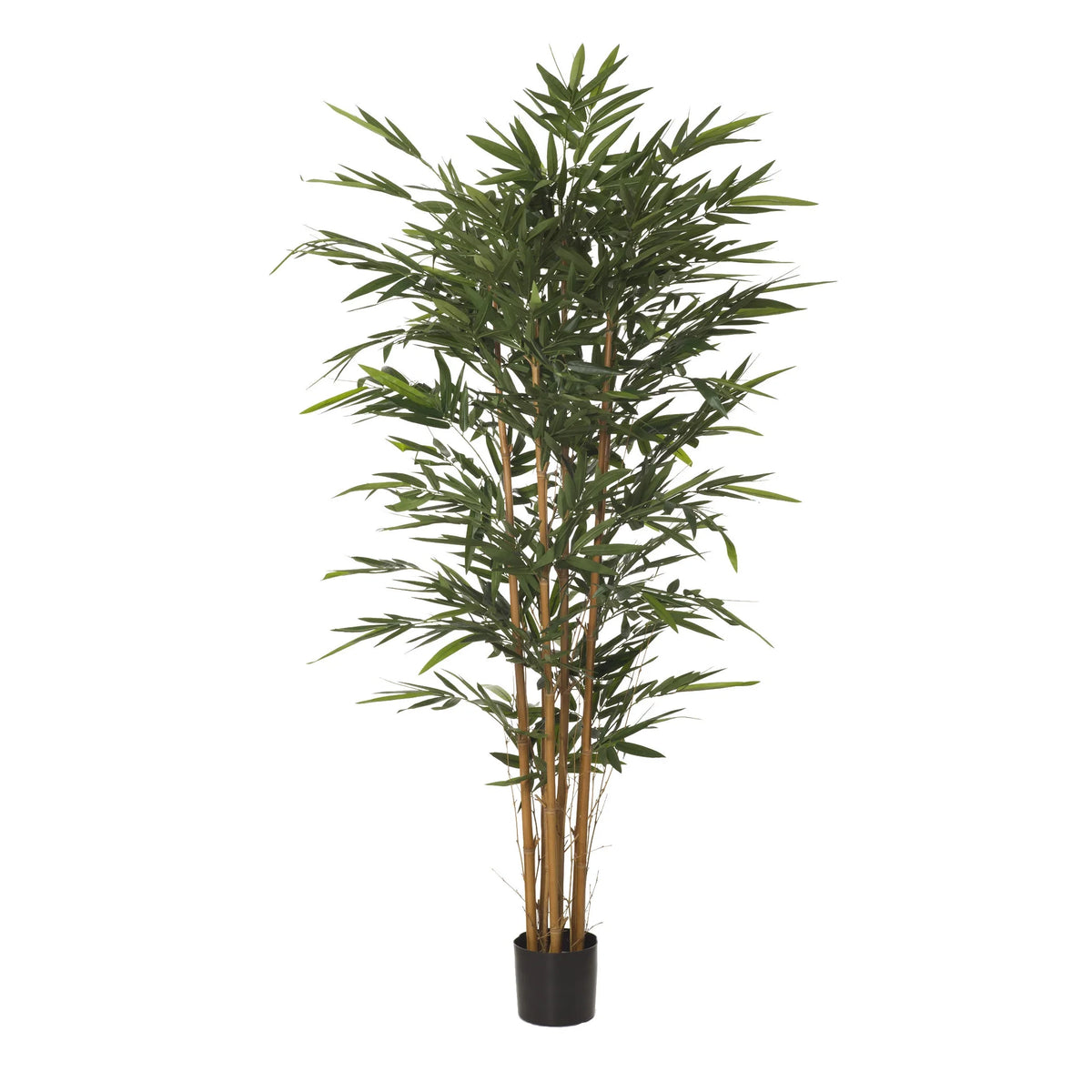 Bambú artificial de 235 cm, color verde