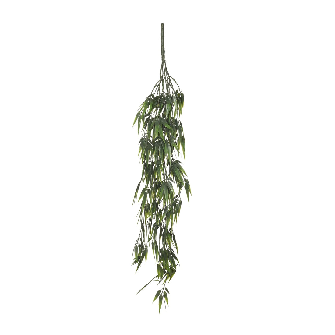 Bambú artificial Colgante de 74 cm, color verde