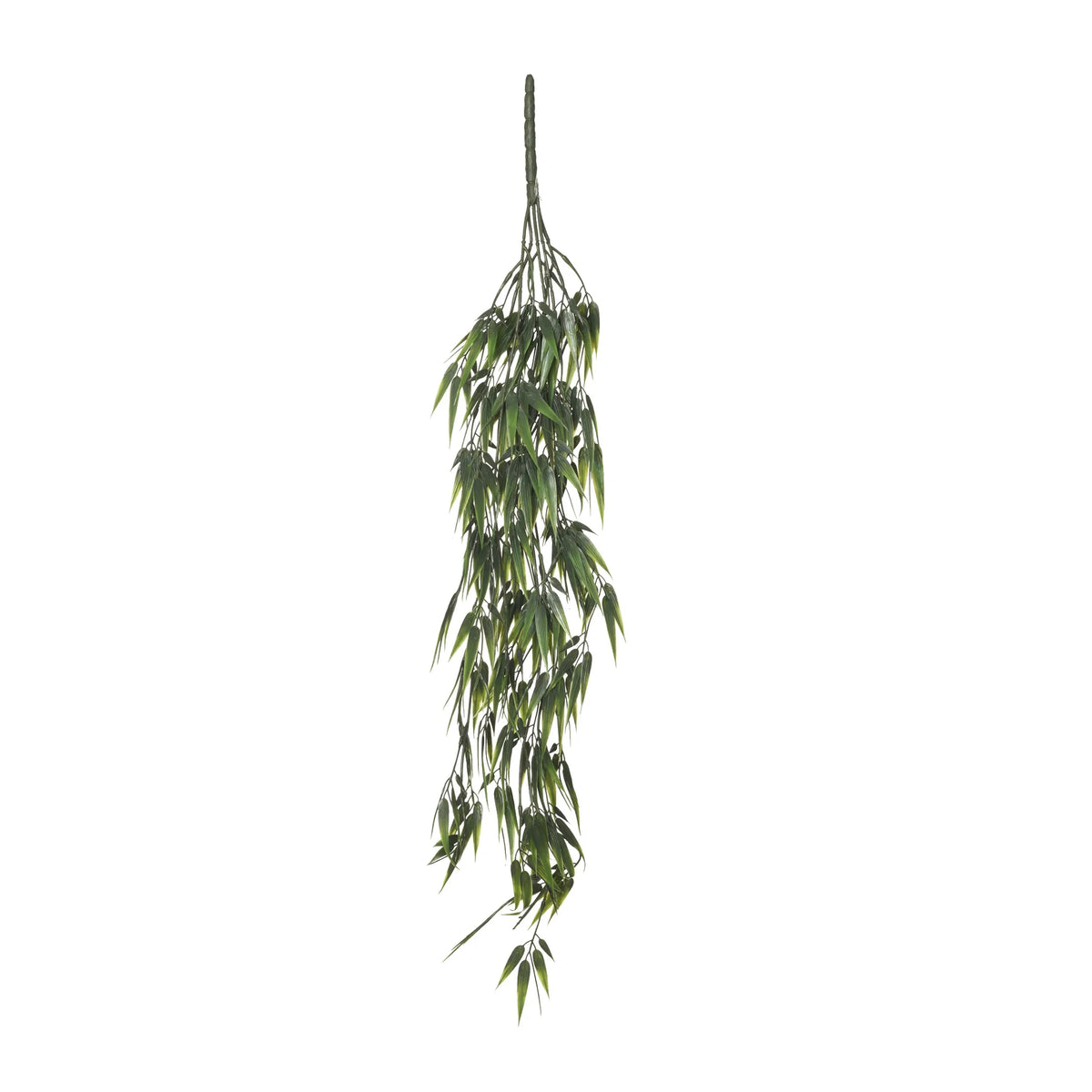 Bambú artificial Colgante de 74 cm, color verde