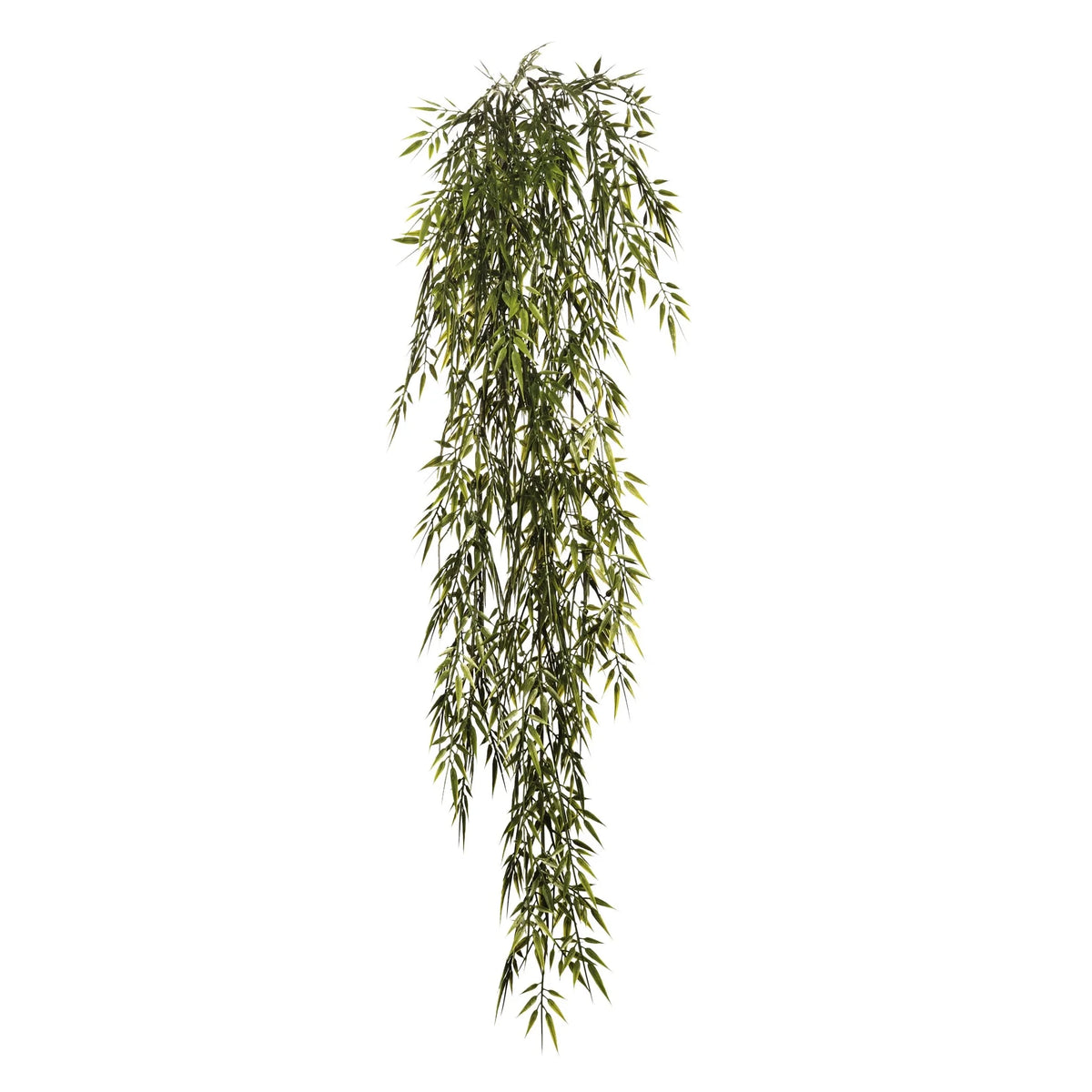 Bambú artificial Colgante de 86 cm, color verde