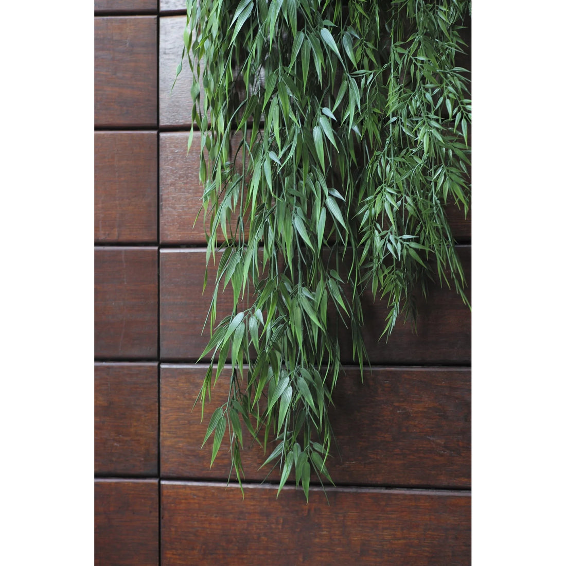 Bambú artificial Colgante de 86 cm, color verde
