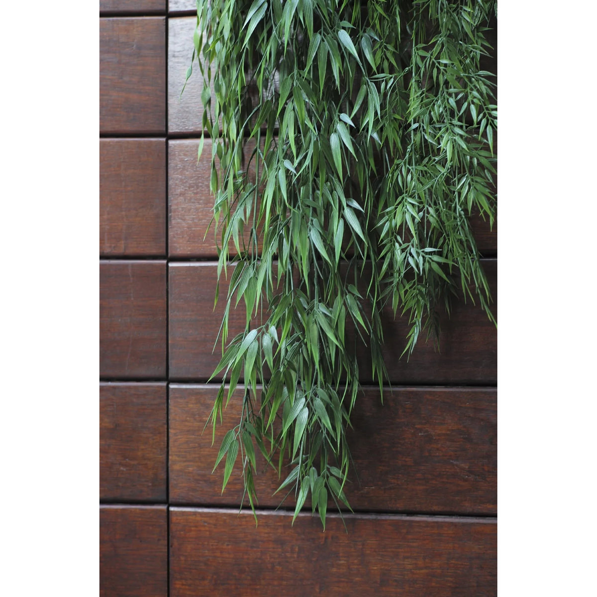 Bambú artificial Colgante de 86 cm, color verde