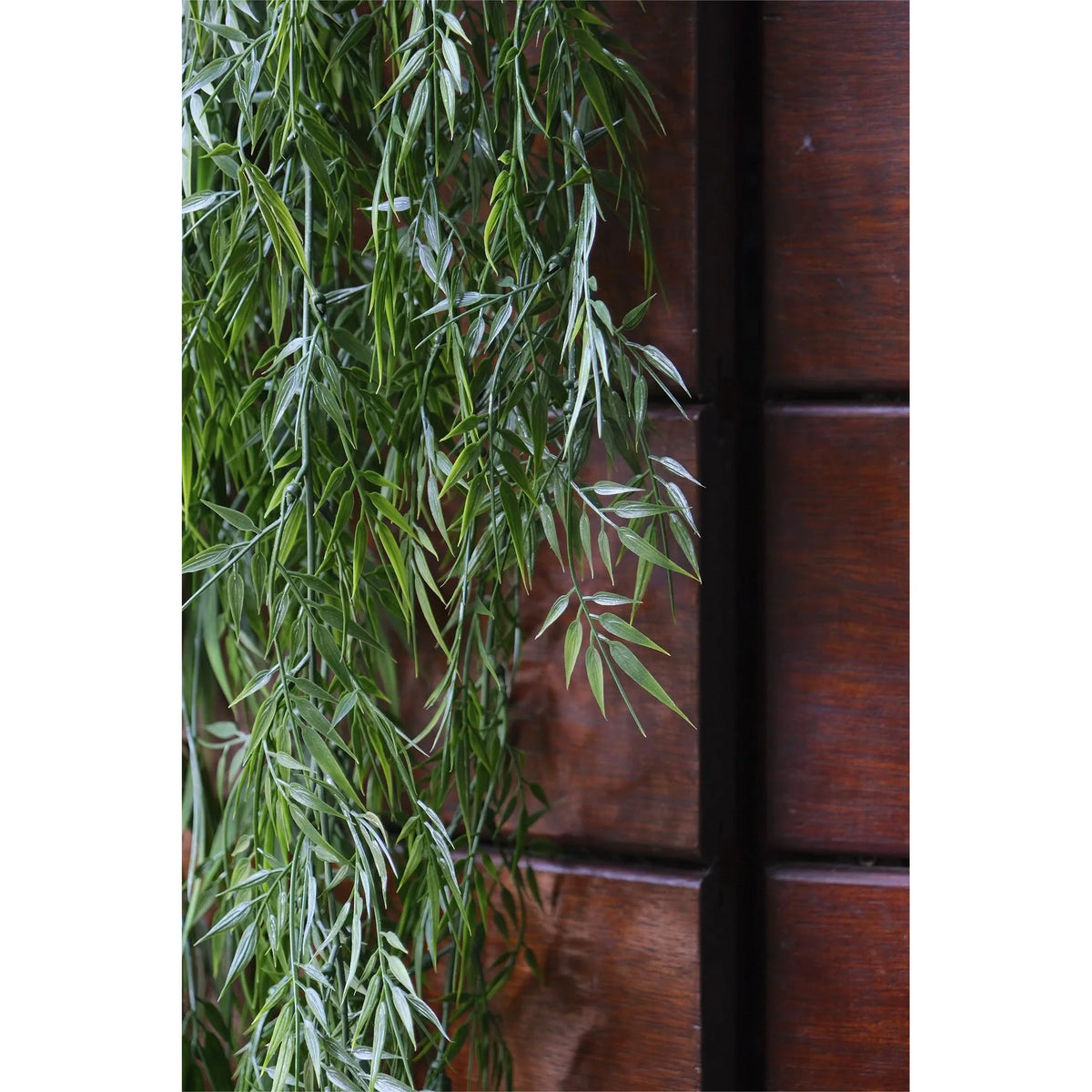 Bambú artificial Colgante de 86 cm, color verde