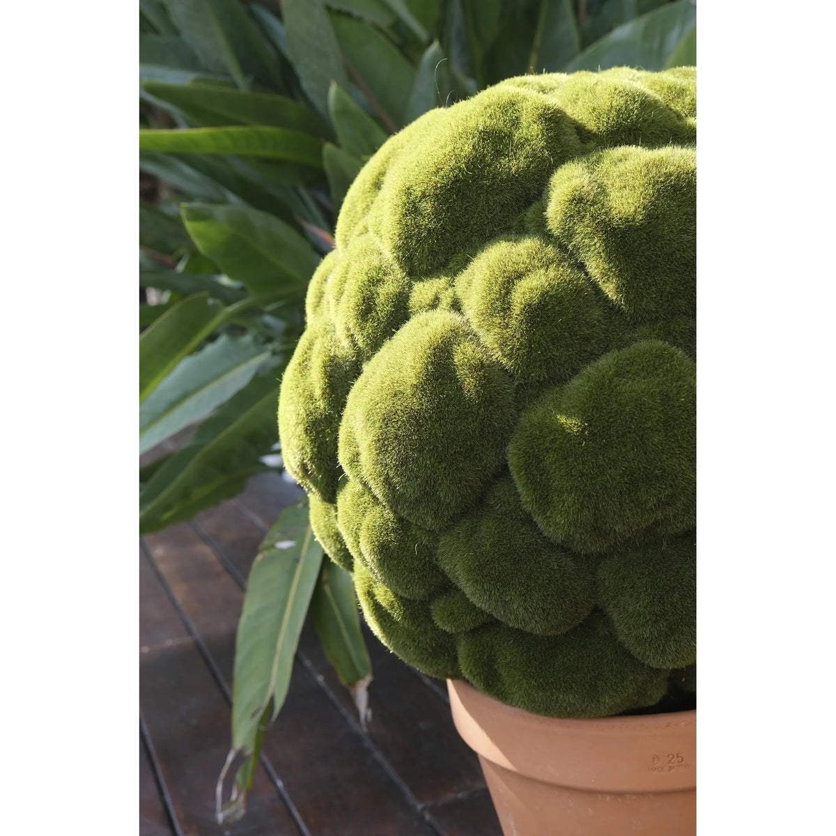 Bola de Musgo artificial de 20 cm, color verde
