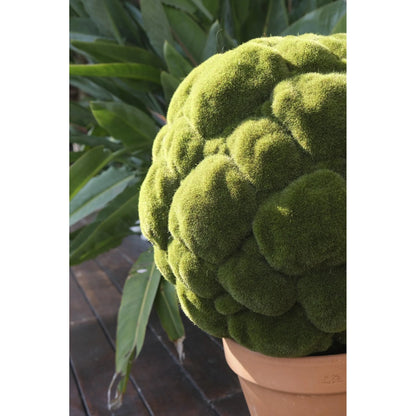 Bola de Musgo artificial de 20 cm, color verde