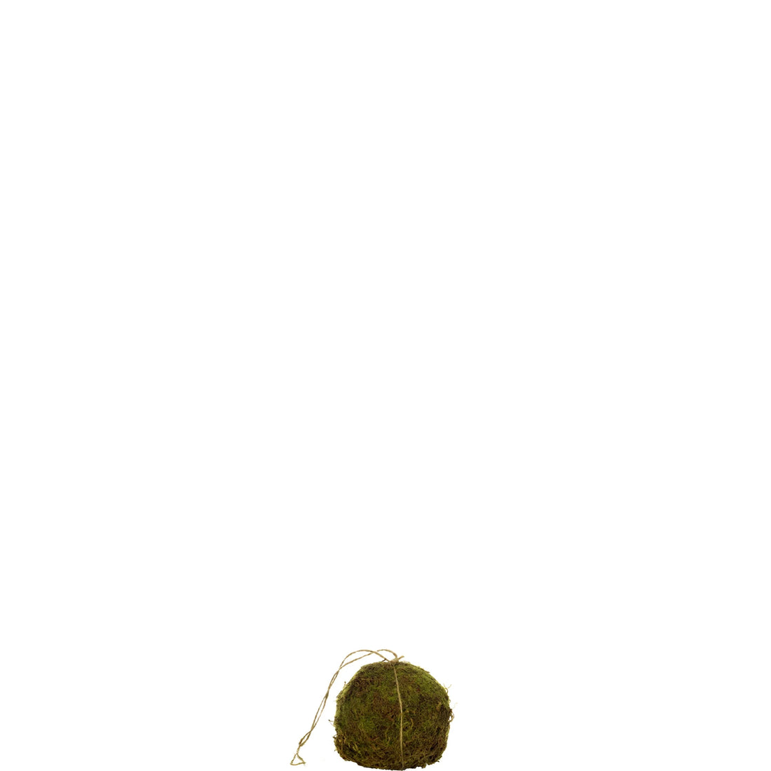 Bola de Musgo artificial Colgante Pequeña con Peso de 10 cm, color verde