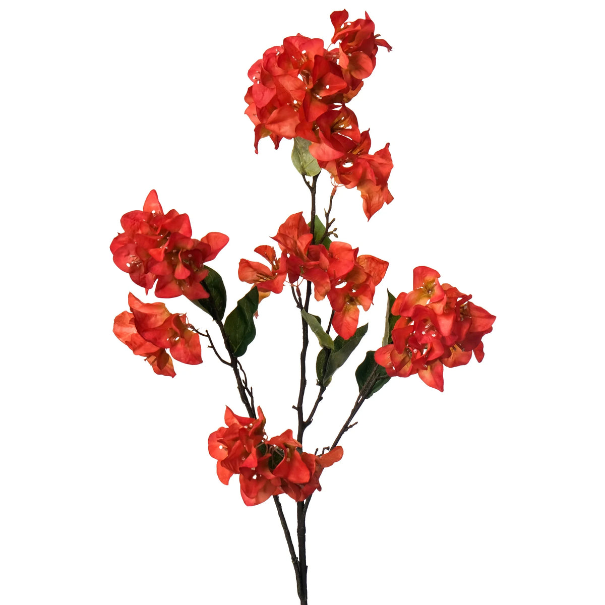 Buganvilla artificial de 104 cm, color naranja