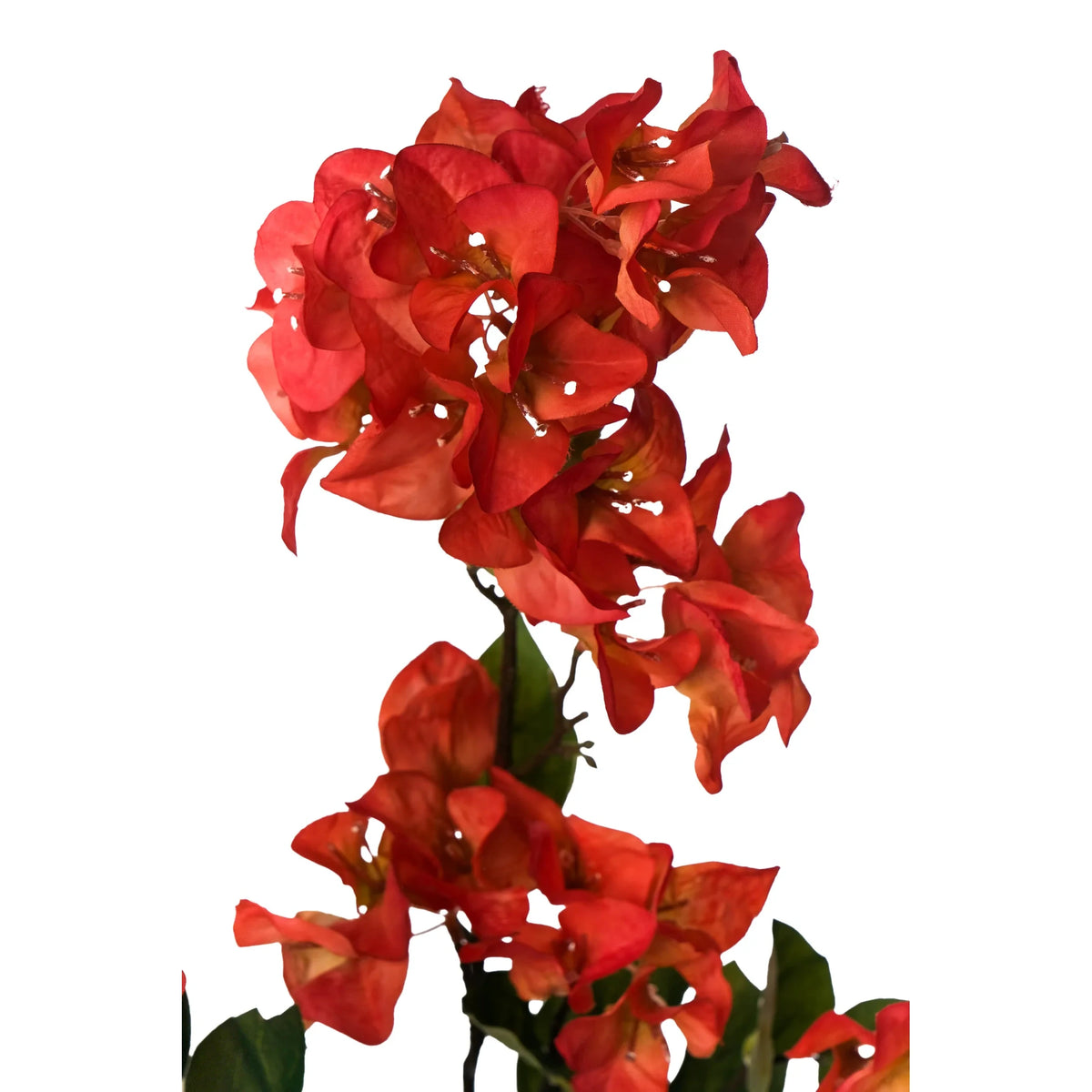 Buganvilla artificial de 104 cm, color naranja