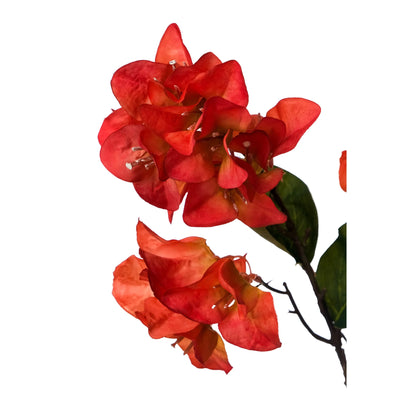 Buganvilla artificial de 104 cm, color naranja