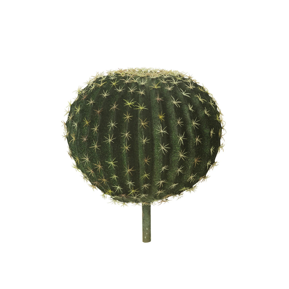 Cactus Bola artificial Grande de 40 cm, color verde