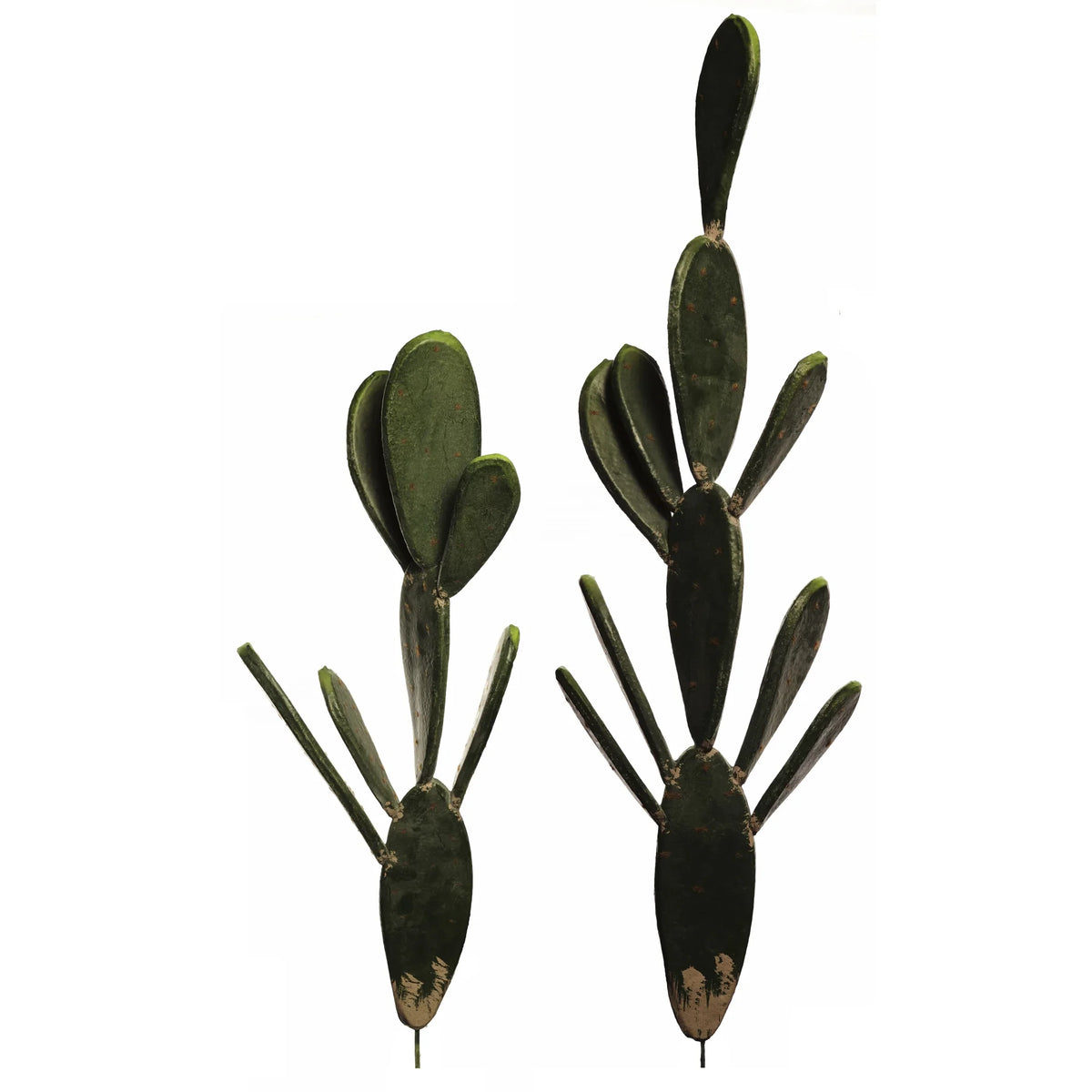 Cactus Chumbera artificial de 110 cm, color verde
