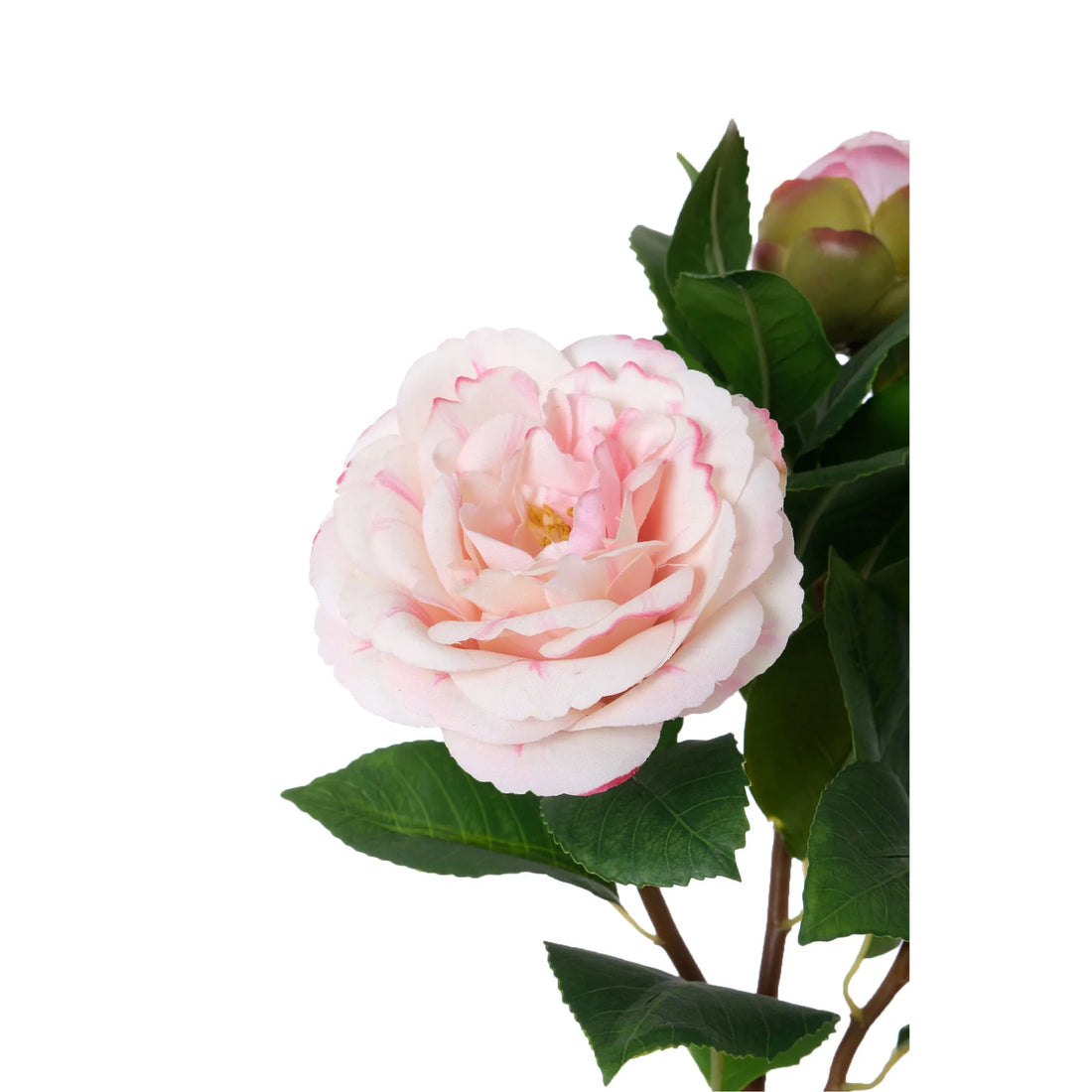 Camelia artificial de 61 cm, color rosa