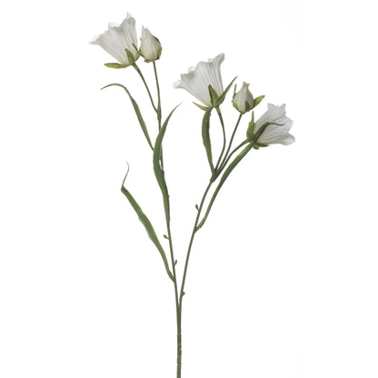 Campanilla artificial de 60 cm, color blanco
