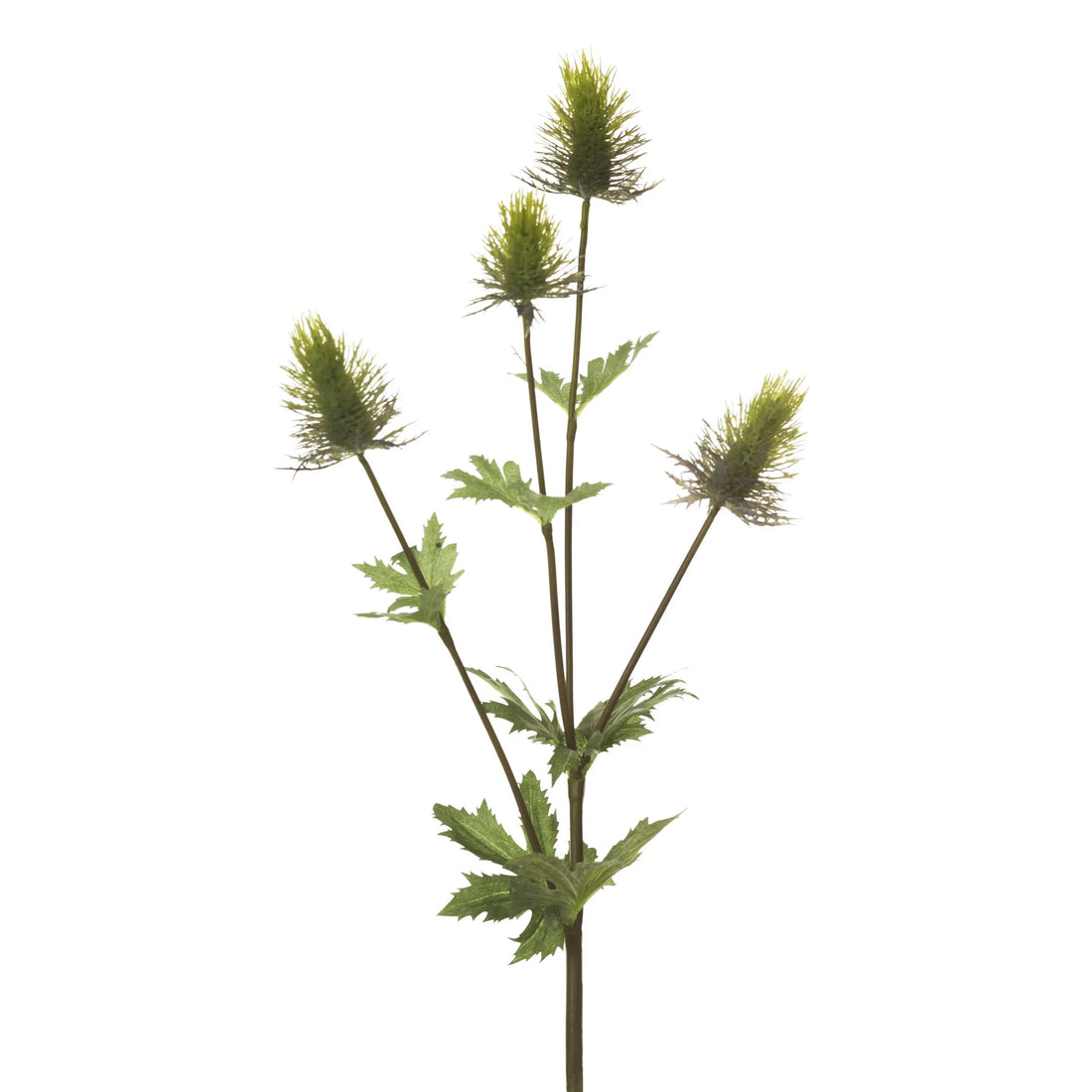 Cardo artificial de 64 cm, color granate