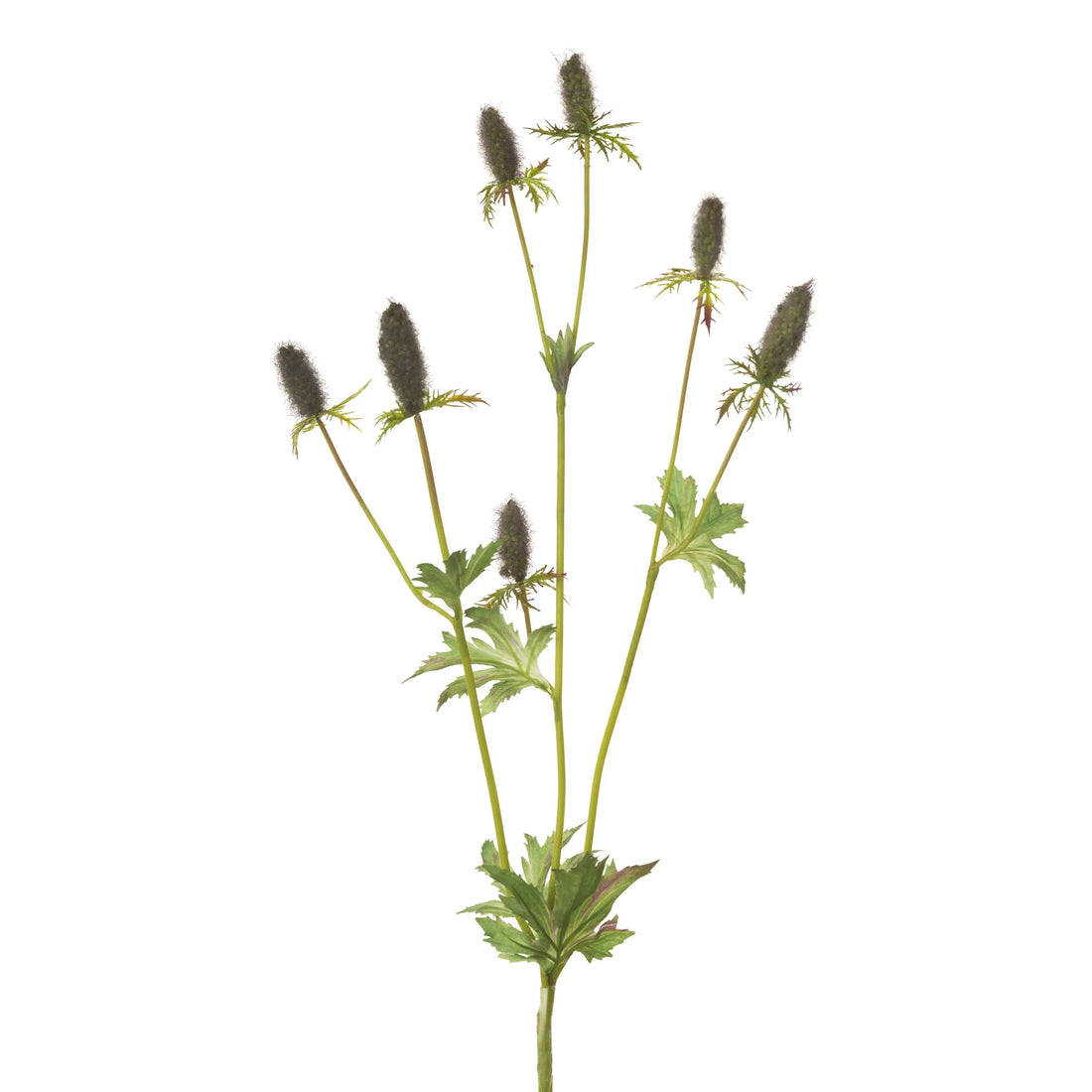 Cardo artificial de 66 cm, color púrpura