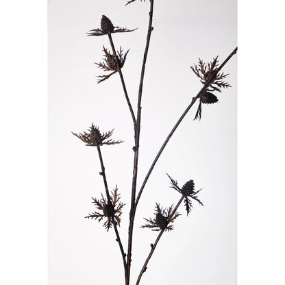 Cardo artificial de 80 cm, color marrón