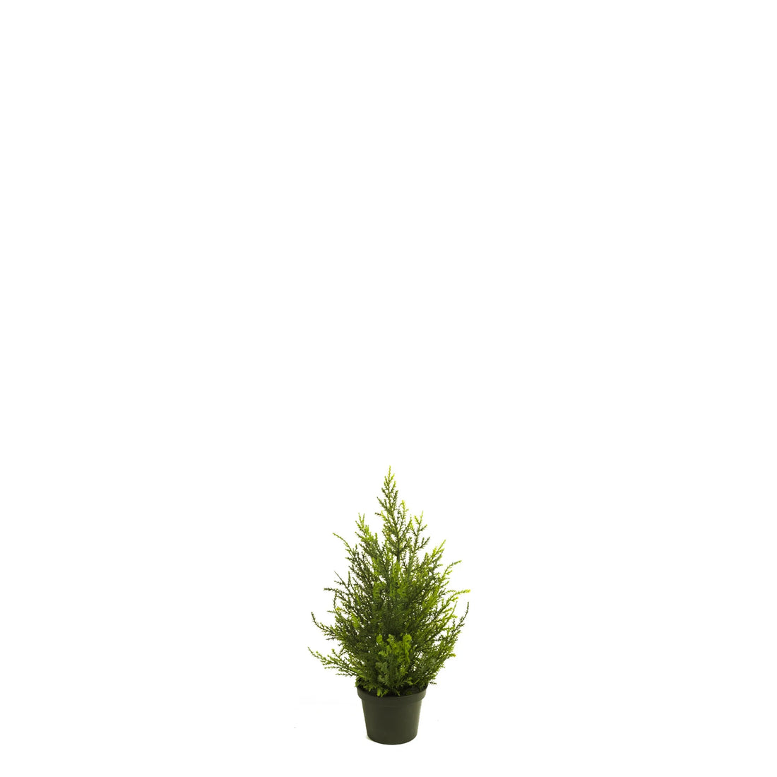 Ciprés artificial de 32 cm, color verde