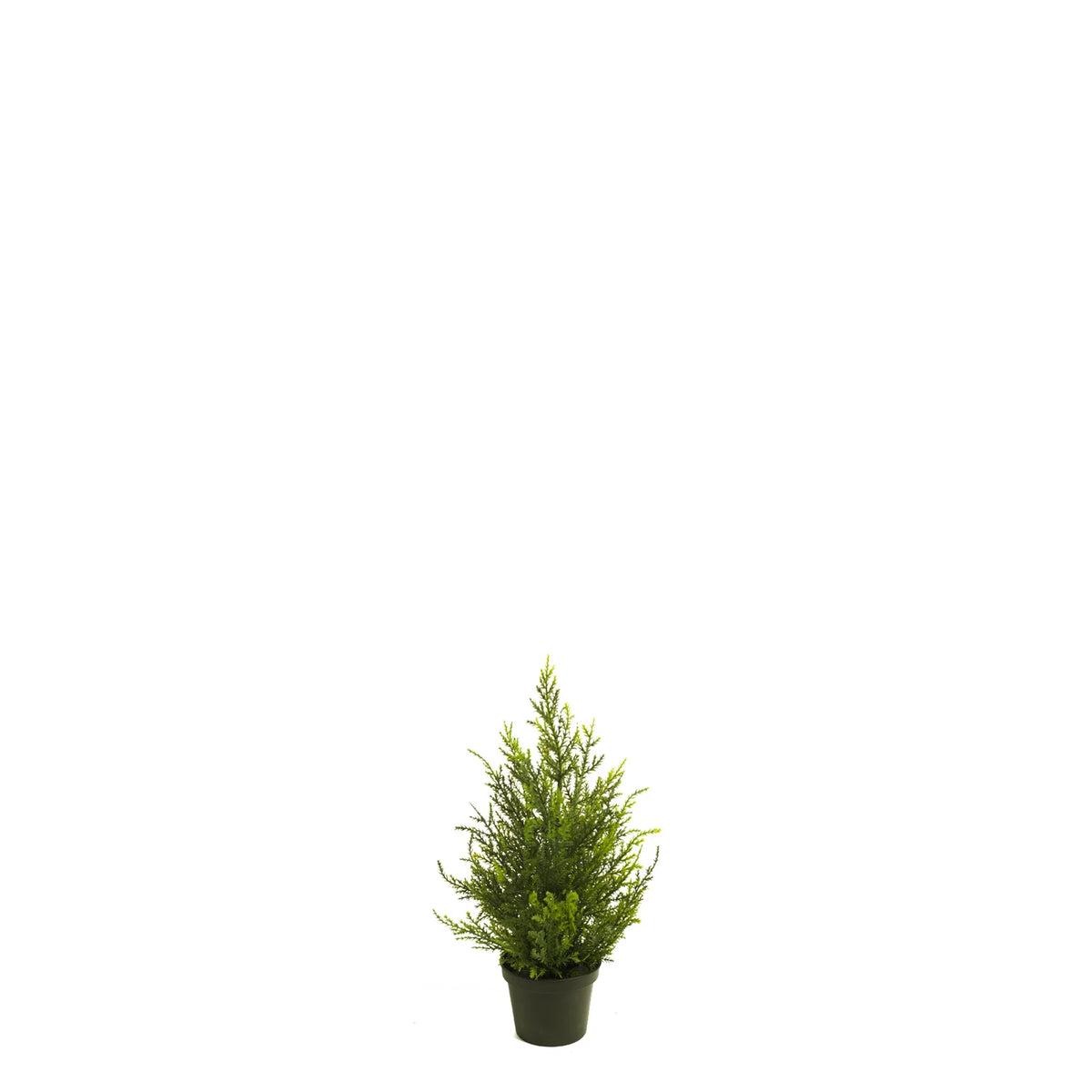 Ciprés artificial de 32 cm, color verde