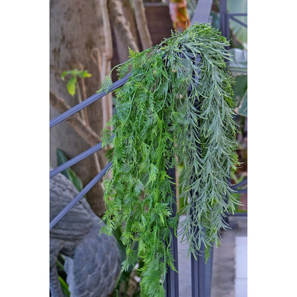 Montaje: ciprés artificial Colgante de 92 cm, color verde; las otras piezas no se incluyen