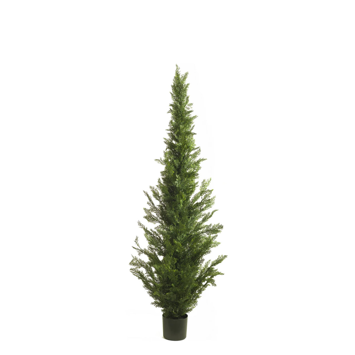 Ciprés Cedro artificial de 182 cm, color verde