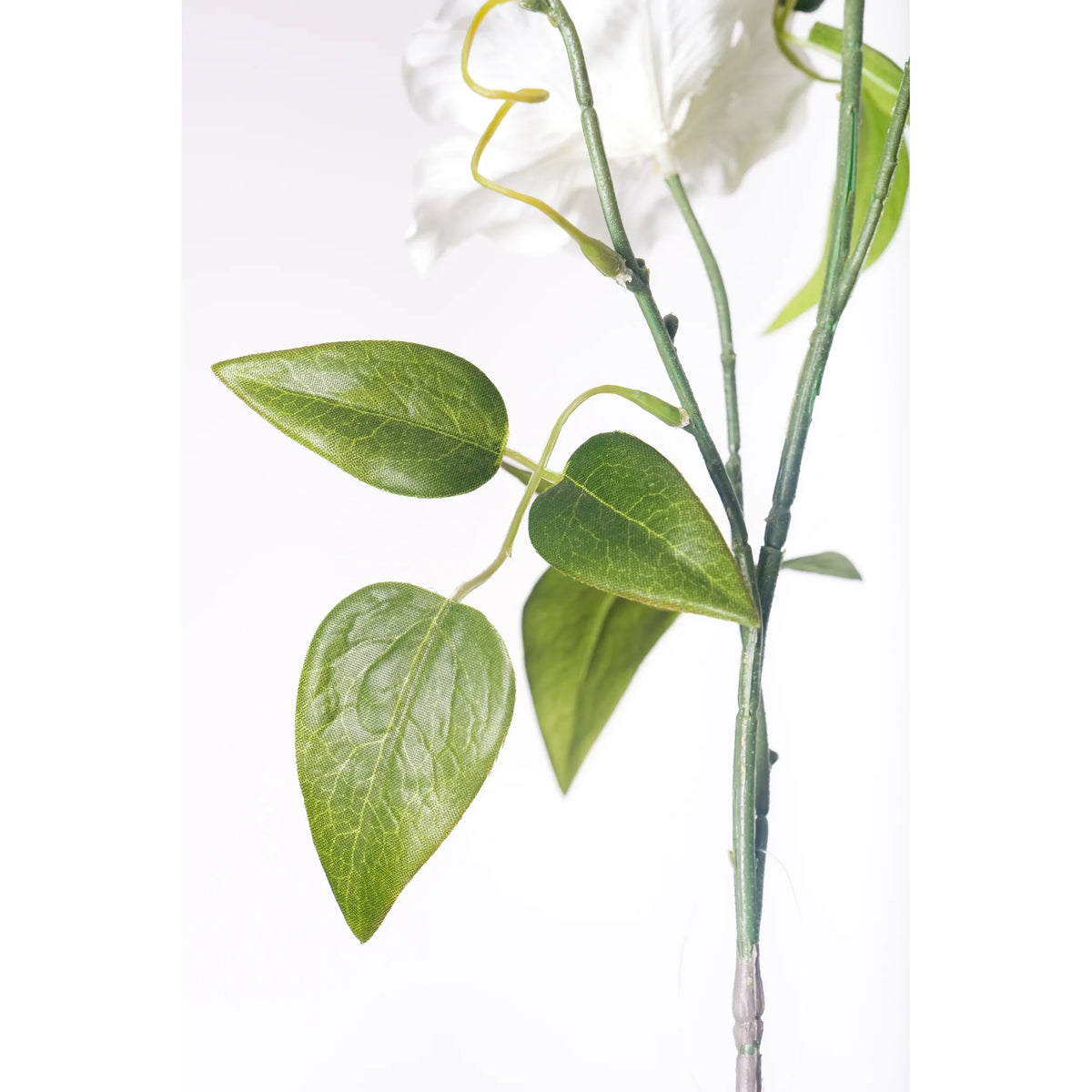 Clemátide artificial de 59 cm, color blanco