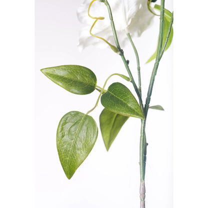 Clemátide artificial de 59 cm, color blanco